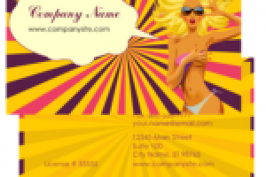 Макет визитки