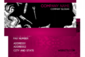 Макет визитки