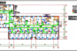 Пожарная сигнализация. План этажа.