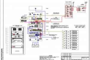 Схема подключений стойки речевого оповещения