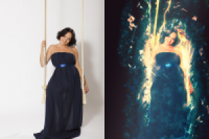 обработка в стиле "cosmic"