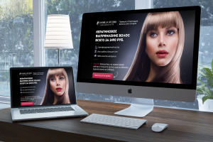 Landing Page для студии красоты