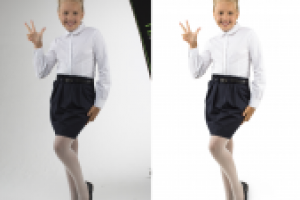 Вытравка и ретушь.