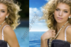 Вырезание изображения и перенос его на новый фон