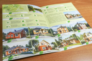 Рекламный буклет для строительной компании (фото)