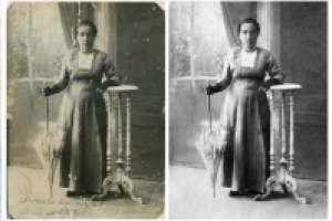 Реставрация старого фото.