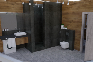 Ванная комната в частном доме