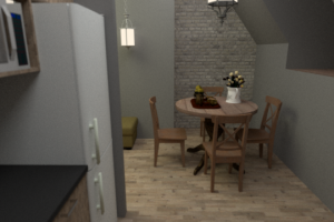 Проект интерьера квартиры 47 м2.