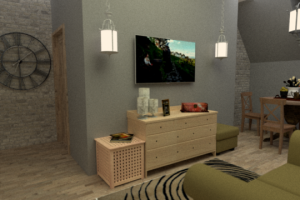 Проект интерьера квартиры 47 м2.