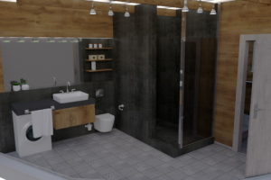 Ванная комната в частном доме