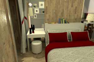 Проект интерьера квартиры 47 м2.