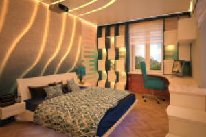 спальня молодого человека