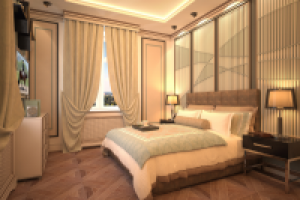 спальня хозяина дома