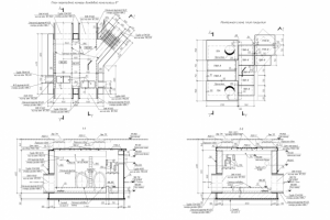 Камера перепадного колодца ливневой канализации