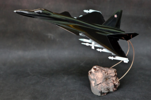 3D модель самолета-истребителя оригинальной конструкции