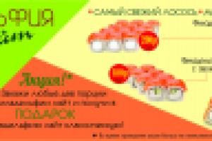 Разработка баннера для сайта ресторана www.bushido66. ru