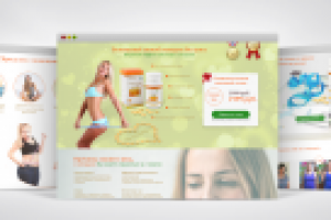 Landing Page «Пыльца для похудения»