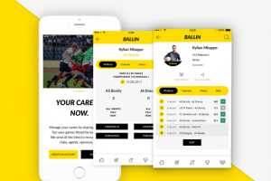 Дизайн мобильного приложения "BALLIN"