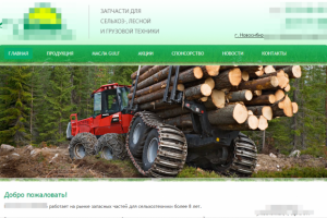 Пример корпоративного сайта за 6800 руб