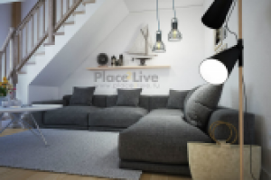 Гостиная в двухуровневой квартире в Опалихе О2