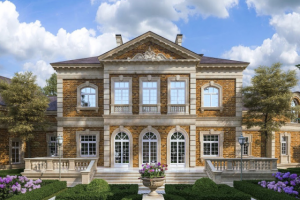 Коттедж в историческом английском стиле.