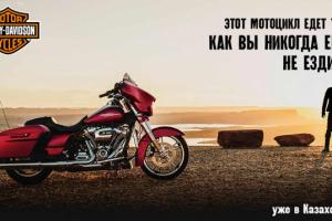 Статичный интернет баннер для Harley Davidson