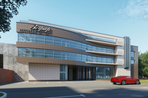 Пристройка общественного здания к стадиону "Динамо"