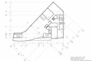 Пристройка общественного здания к стадиону "Динамо"