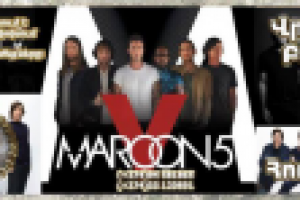 Баннер на концерт группы MAROON 5 для клуба путешественников