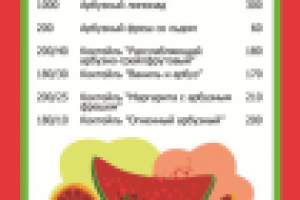 Арбузный сезон в кафе Хундертвассер