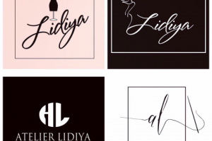Разработка логотипа Ателье Лидия