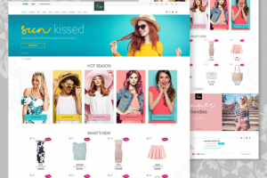 Дизайн интернет магазина одежды