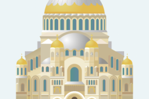 Морской собор в Кронштадте.