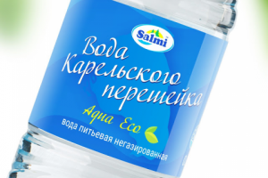 Этикетка для воды Salmi.