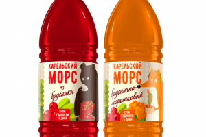 Дизайн этикеток для Карельского Морса.