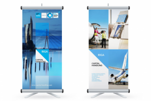 Штендеры для авиакомпании