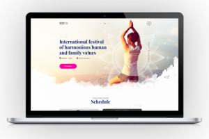 Сайт для международного фестиваля