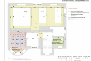 План потолочных конструкций 1 Этаж
