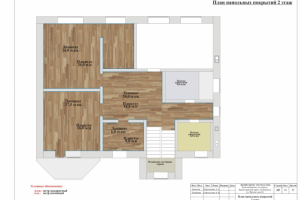 План напольных покрытий 2-ой Этаж
