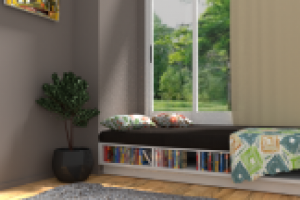 3d визуализация гостиной