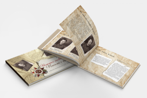 Верстка альбома История любви. Письма с фронта