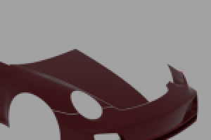 Передний бампер Porshe 997