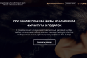 Дизайн сайта мехового салона