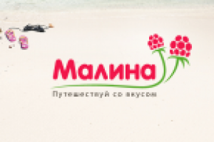 Логотип туристического агентства «Малина»