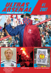 обложка журнала для футбольных болельщиков Ultras Arsenal