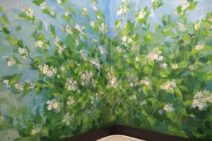 цветущая яблоня