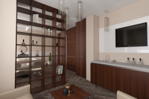 визуализация офисного помещения