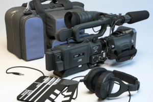 Видеокамера, набор видеооператора. 3D модель