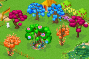 Деревья для игры Дворик питомца