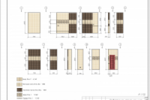 Чертежная документация. 3-х комнатная квартира.